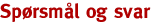 Sp�rsm�l og svar